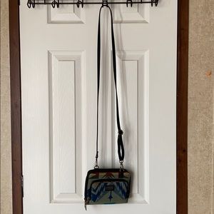 Gently used Pendleton crossbody wallet